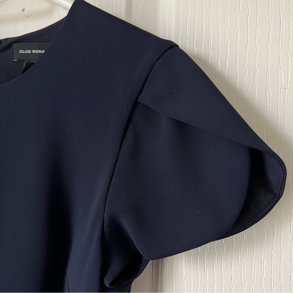 Club Monaco Ostenn Petal Sleeve Belted Jumpsuit - Picture 6 of 7